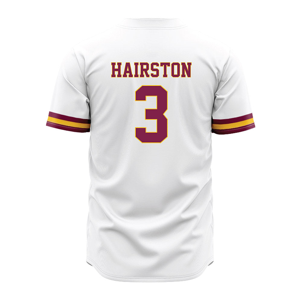 Arizona State - NCAA Baseball : Landon Hairston - White Jersey-1