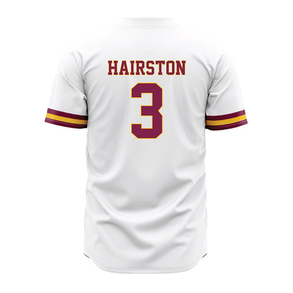 Arizona State - NCAA Baseball : Landon Hairston - White Jersey-1
