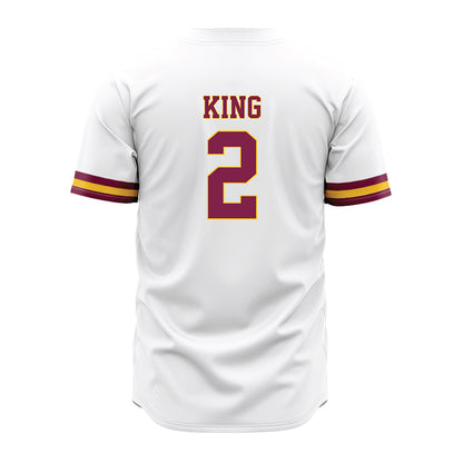 Arizona State - NCAA Baseball : Matt King - White Jersey