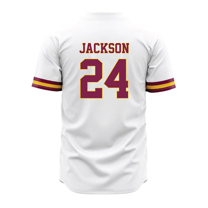 Arizona State - NCAA Baseball : Isaiah Jackson - White Jersey