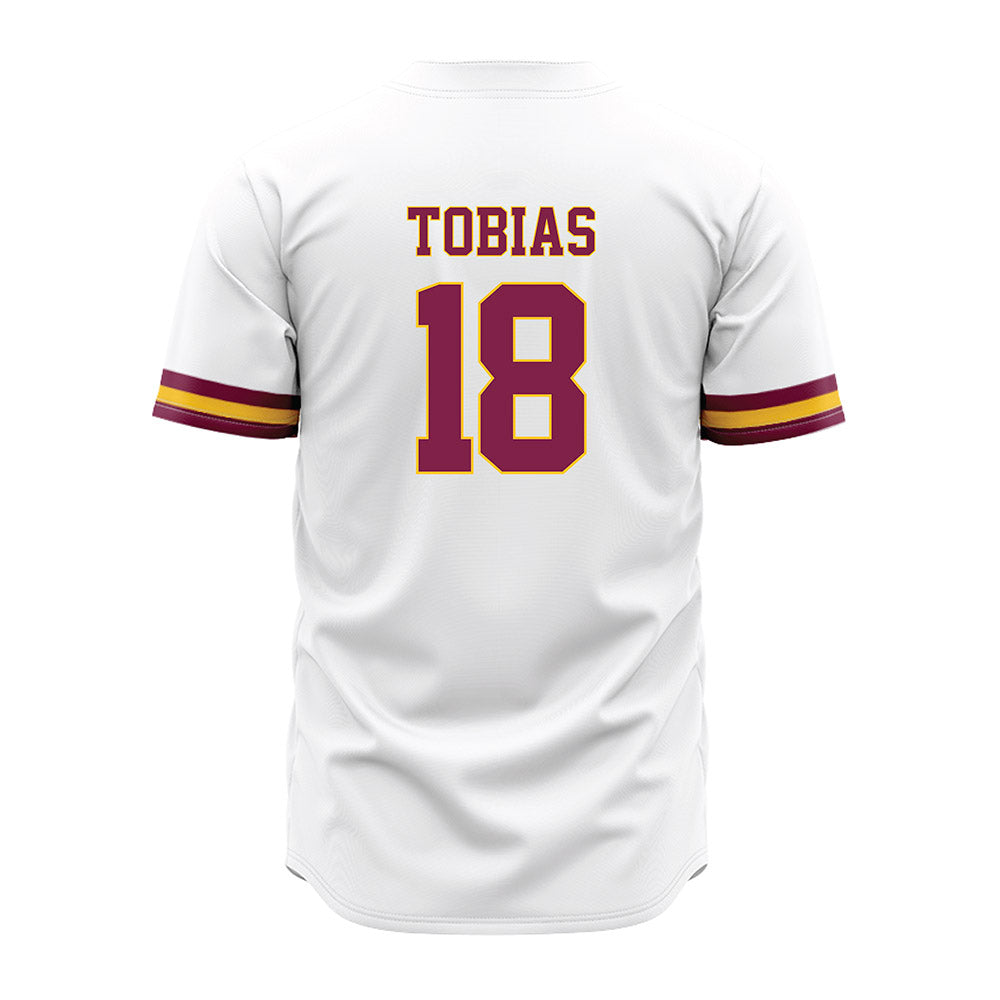 Arizona State - NCAA Baseball : Jacob Tobias - White Jersey