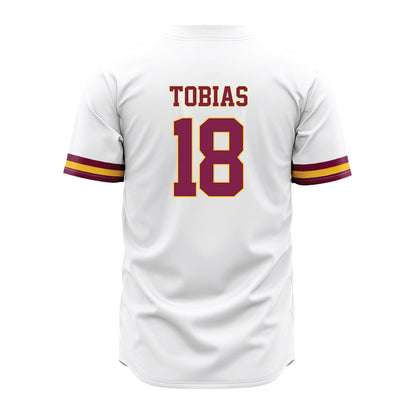 Arizona State - NCAA Baseball : Jacob Tobias - White Jersey