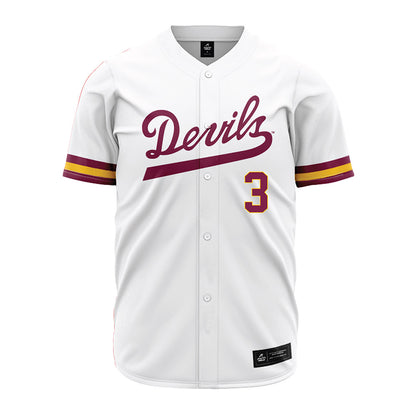 Arizona State - NCAA Baseball : Landon Hairston - White Jersey-0