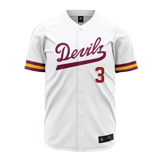 Arizona State - NCAA Baseball : Landon Hairston - White Jersey-0