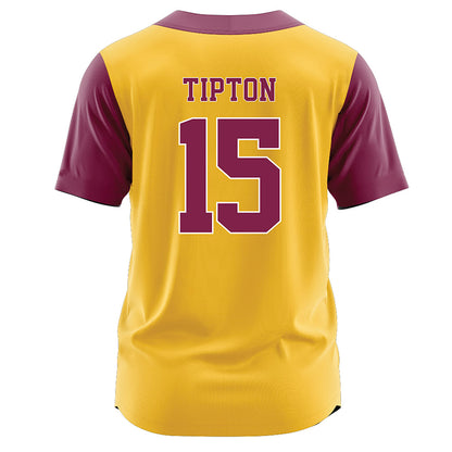 Arizona State - NCAA Softball : Julianne Tipton - Gold Jersey-1