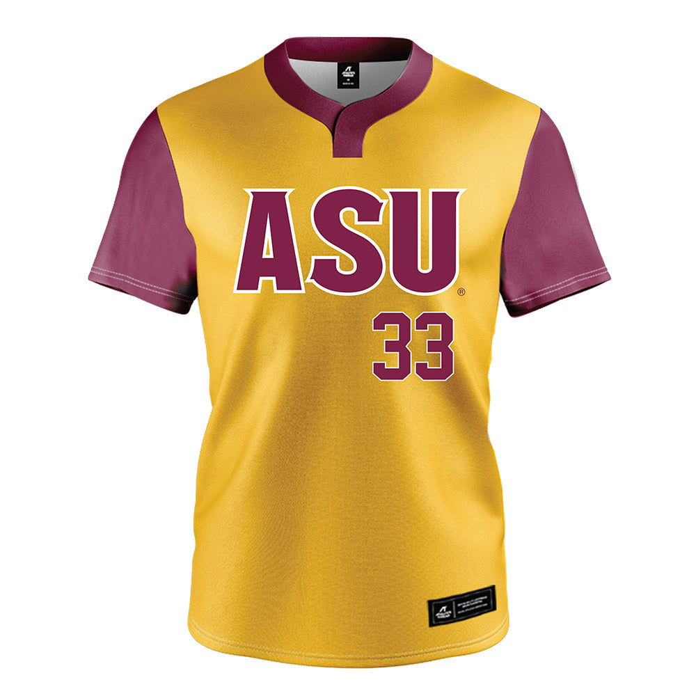 Arizona State - NCAA Softball : Yazzy Avila - Gold Jersey-0
