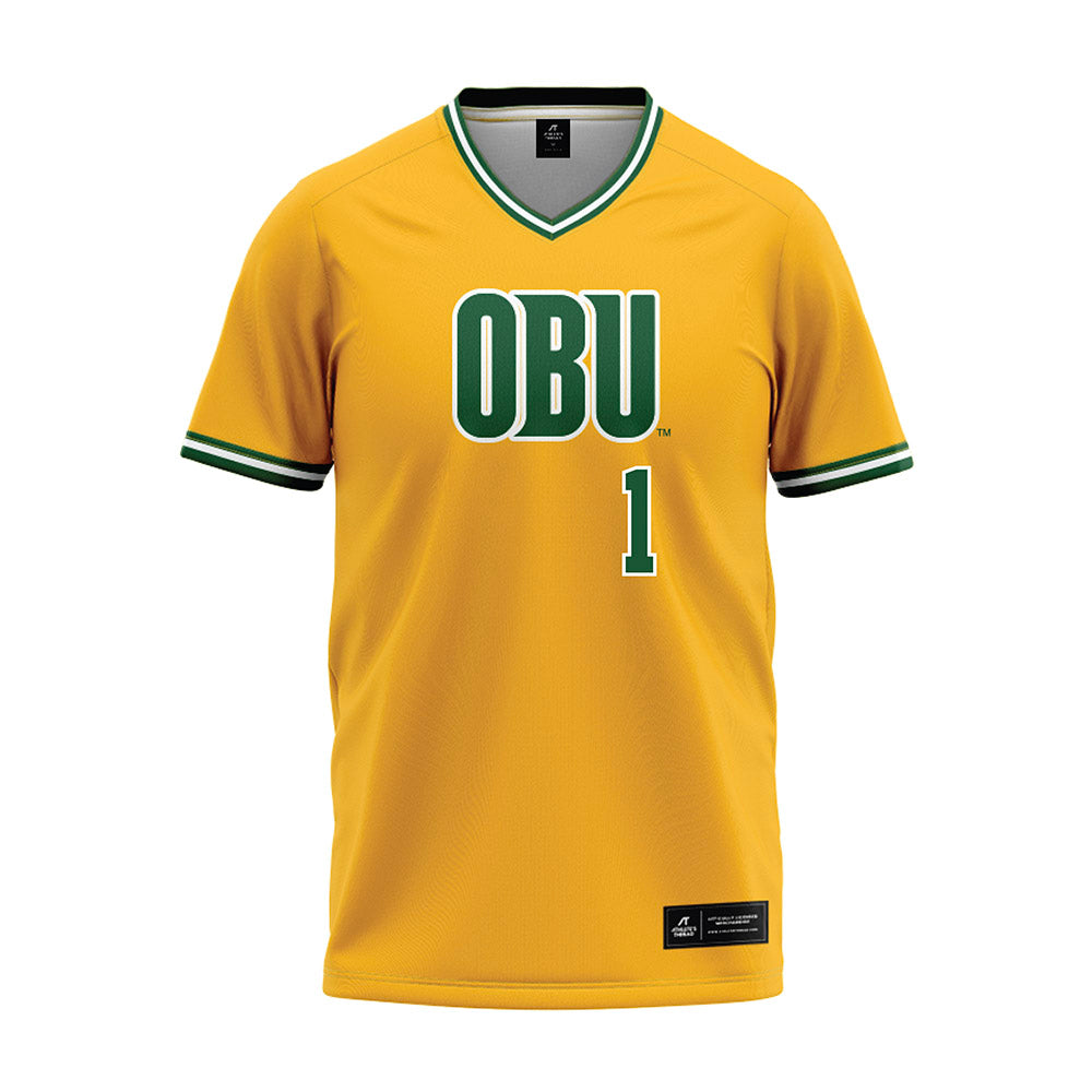 OKBU - NCAA Softball : Kaley Cook - Yellow Jersey-0