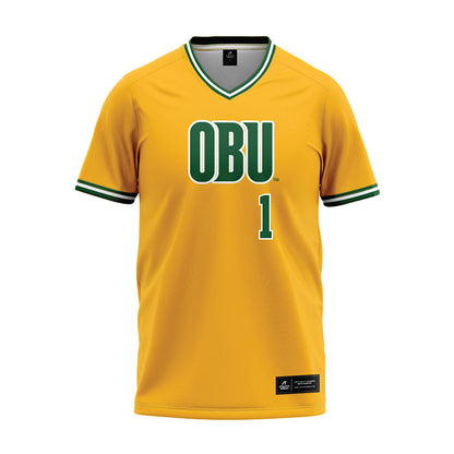 OKBU - NCAA Softball : Kaley Cook - Yellow Jersey-0