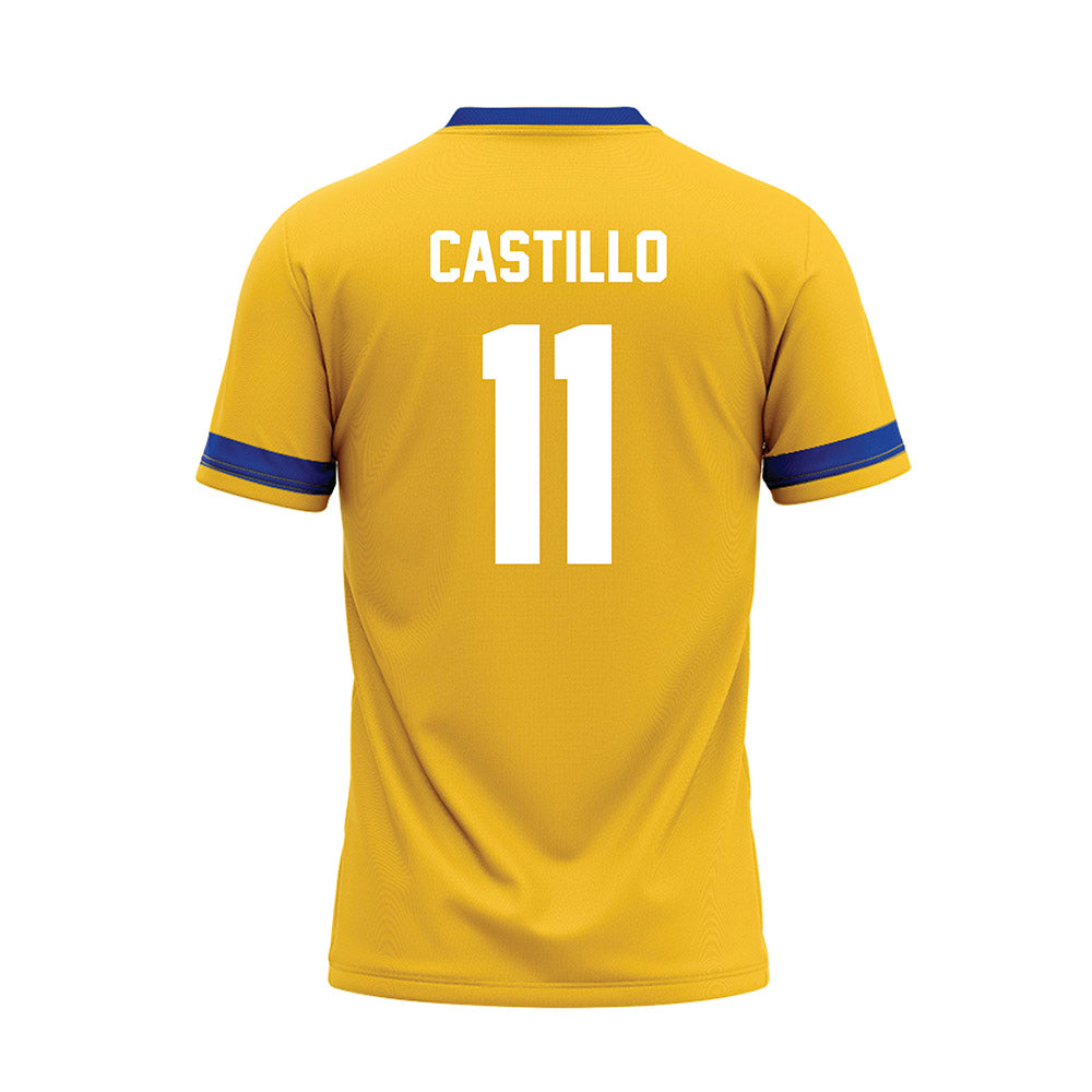  - NCAA Softball : Anahi Castillo - Gold Baseball Jersey-1