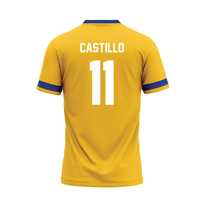  - NCAA Softball : Anahi Castillo - Gold Baseball Jersey-1