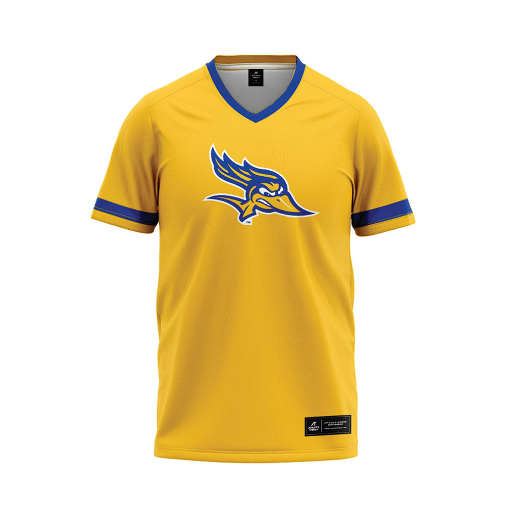  - NCAA Softball : Anahi Castillo - Gold Baseball Jersey-0