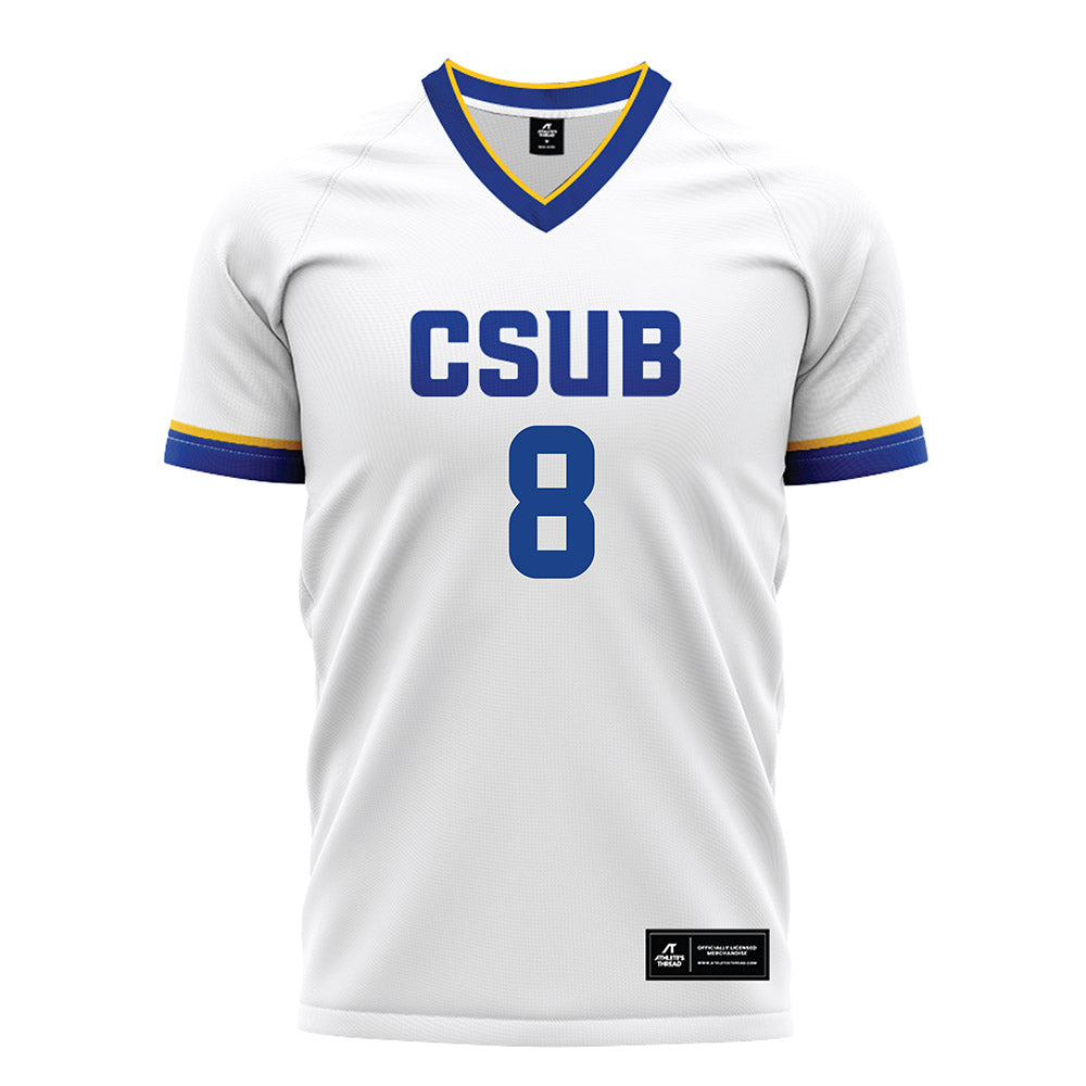 CSU Bakersfield - NCAA Men's Soccer : Dorian Cucchiara - White Soccer Jersey-0