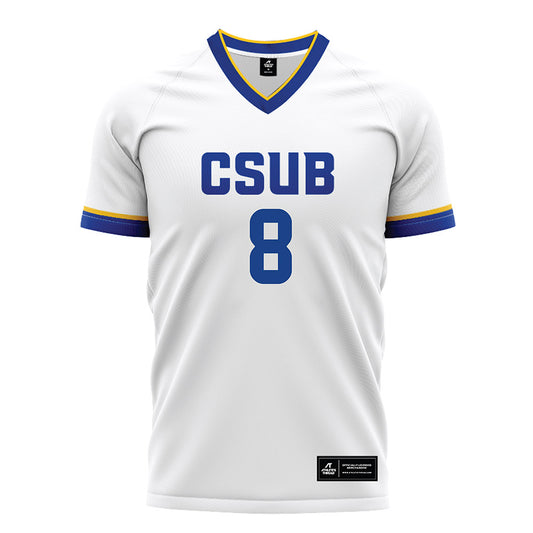 CSU Bakersfield - NCAA Men's Soccer : Dorian Cucchiara - White Soccer Jersey-0