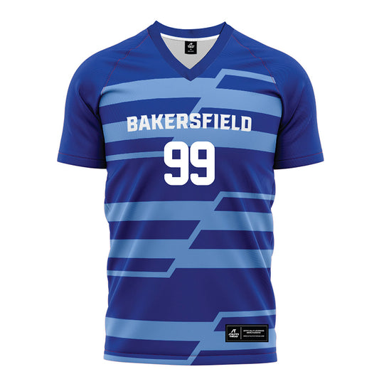 CSU Bakersfield - NCAA Women's Soccer : Aly Green - Blue Soccer Jersey-0