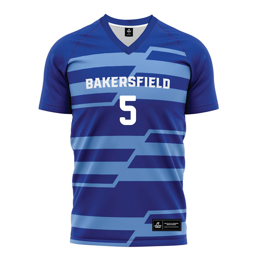 CSU Bakersfield - NCAA Women's Soccer : Catalina Roggerone - Blue Soccer Jersey