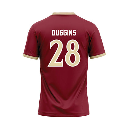 Elon - NCAA Softball : Isley Duggins - Red Baseball Jersey-1
