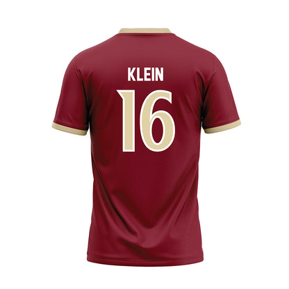 Elon - NCAA Softball : Jenna Klein - Red Baseball Jersey-1