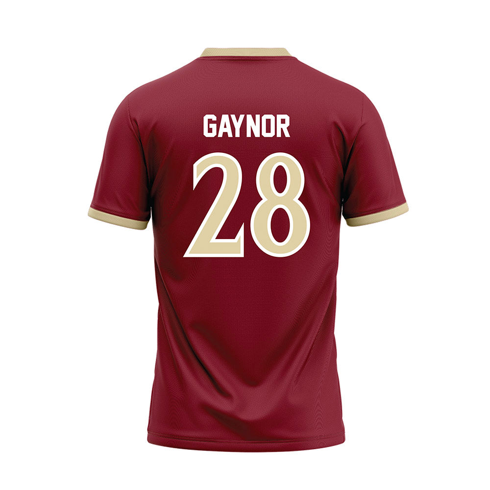 Elon - NCAA Softball : Abigail Gaynor - Red Baseball Jersey-1