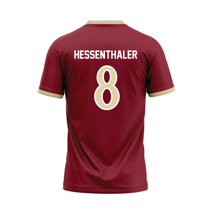 Elon - NCAA Softball : Greta Hessenthaler - Red Baseball Jersey-1