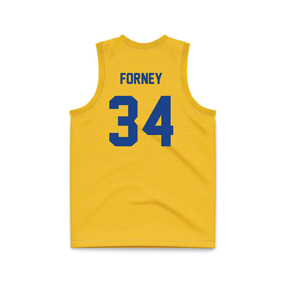CSU Bakersfield - NCAA Women's Basketball : Cheyenne Forney - Gold Basketball Jersey