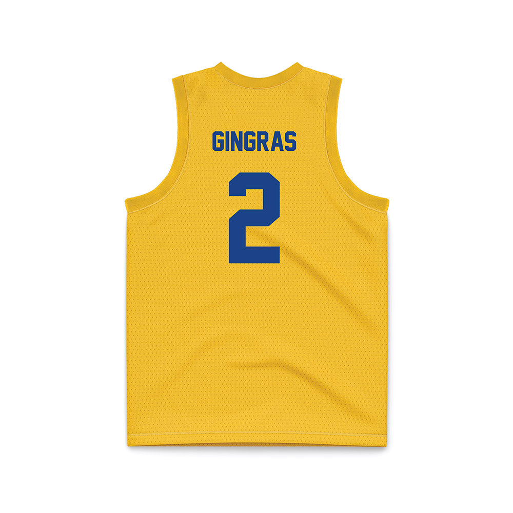 CSU Bakersfield - NCAA Women's Basketball : Caitlin Gingras - Gold Basketball Jersey
