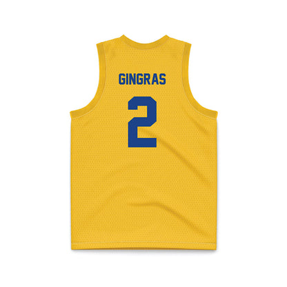 CSU Bakersfield - NCAA Women's Basketball : Caitlin Gingras - Gold Basketball Jersey