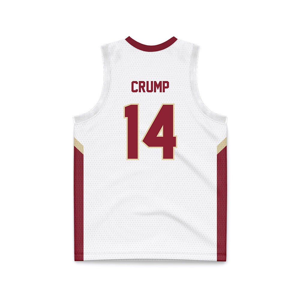 Elon - NCAA Men's Basketball : Brayden Crump - White Basketball Jersey-1