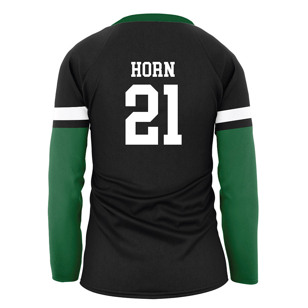OKBU - NCAA Women's Volleyball : Ady Horn - Black Volleyball Jersey-1