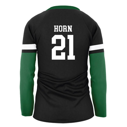OKBU - NCAA Women's Volleyball : Ady Horn - Black Volleyball Jersey-1