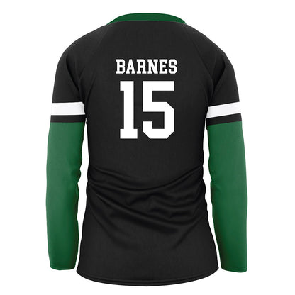 OKBU - NCAA Women's Volleyball : Madi Barnes - Black Volleyball Jersey-1