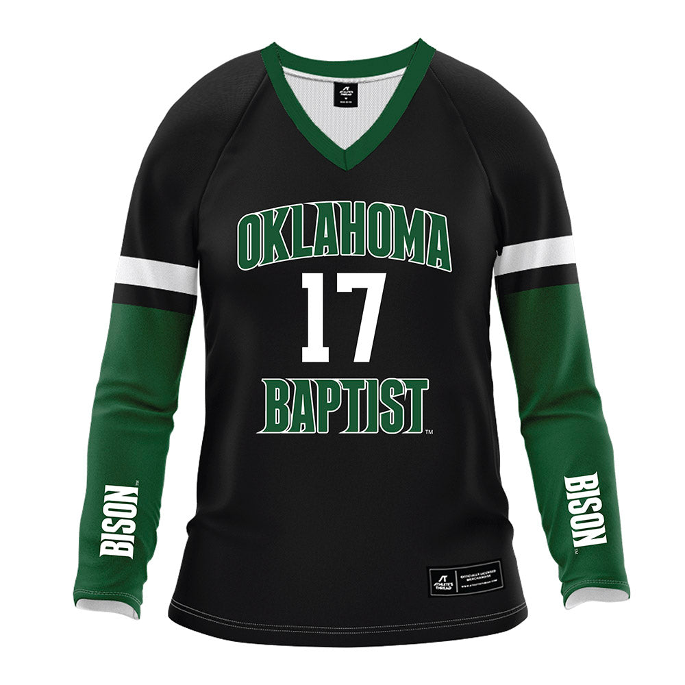 OKBU - NCAA Women's Volleyball : Lillian Noble - Black Volleyball Jersey-0