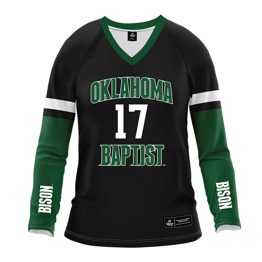 OKBU - NCAA Women's Volleyball : Lillian Noble - Black Volleyball Jersey-0