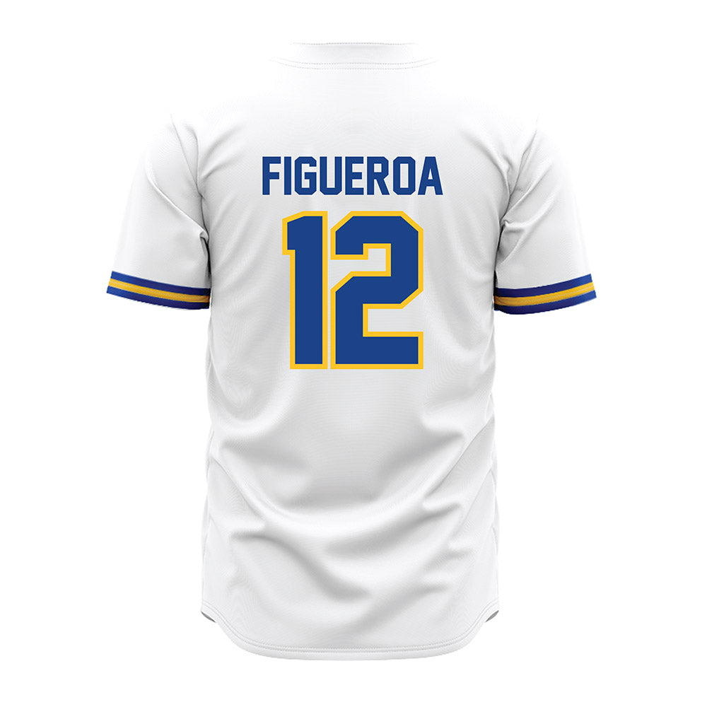 CSU Bakersfield - NCAA Baseball : Ryan Figueroa - White Jersey