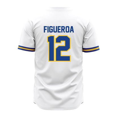 CSU Bakersfield - NCAA Baseball : Ryan Figueroa - White Jersey