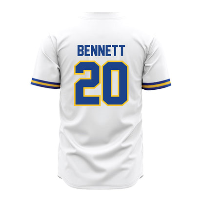 CSU Bakersfield - NCAA Baseball : Elgin Bennett - White Jersey-1