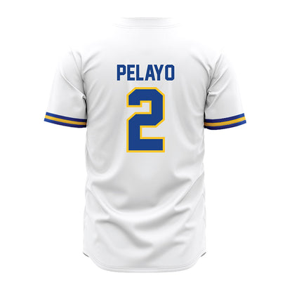 CSU Bakersfield - NCAA Baseball : Elijah Pelayo - White Jersey-1