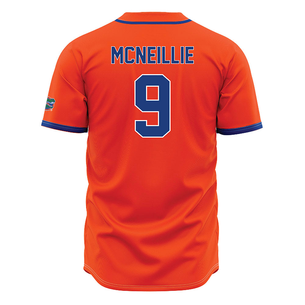 Florida - NCAA Baseball : Luke McNeillie - Orange Jersey