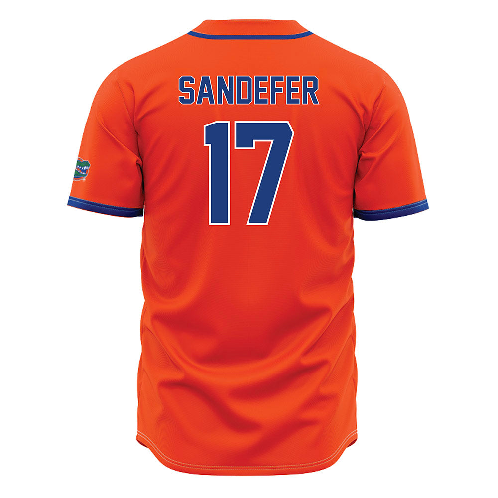 Florida - NCAA Baseball : Russell Sandefer - Orange Jersey-1