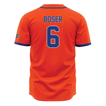Florida - NCAA Baseball : Bobby Boser - Orange Jersey-1