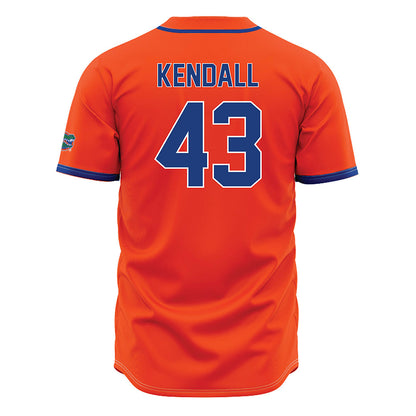 Florida - NCAA Baseball : Jacob Kendall - Orange Jersey-1