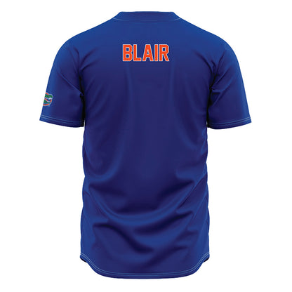 Florida - NCAA Baseball : Eli Blair - Blue Jersey-1