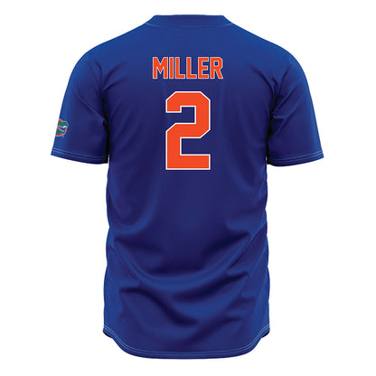 Florida - NCAA Baseball : Sam Miller - Blue Jersey-1