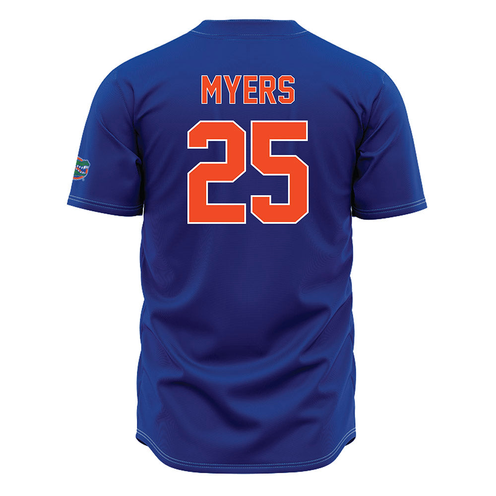 Florida - NCAA Baseball : Kolt Myers - Blue Jersey-1