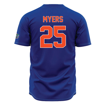 Florida - NCAA Baseball : Kolt Myers - Blue Jersey-1