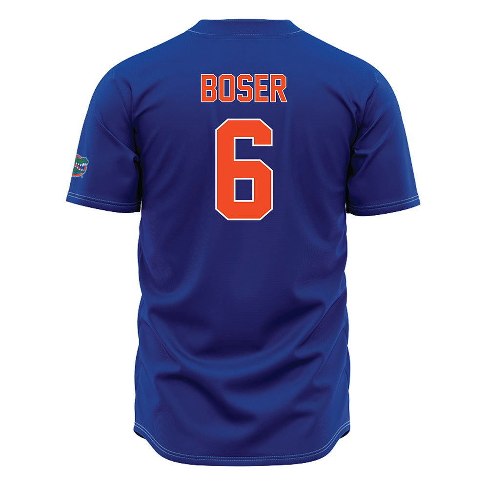 Florida - NCAA Baseball : Bobby Boser - Blue Jersey-1