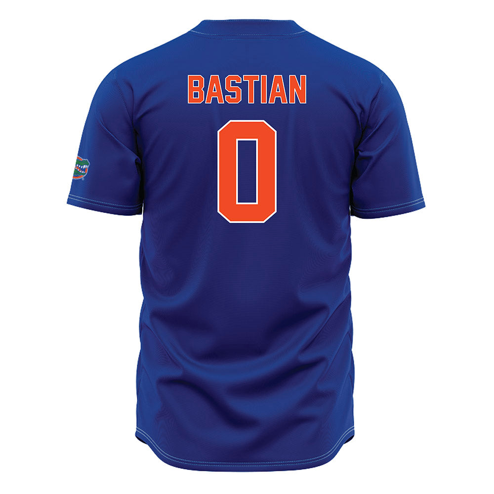 Florida - NCAA Baseball : Jaden Bastian - Blue Jersey-1