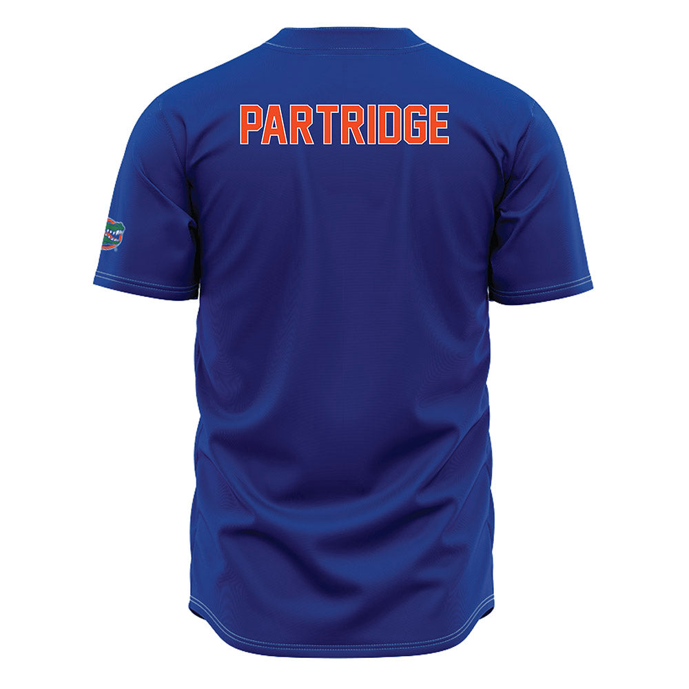 Florida - NCAA Baseball : Nic Partridge - Blue Jersey-1
