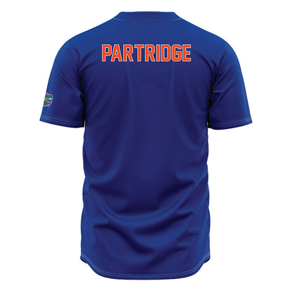 Florida - NCAA Baseball : Nic Partridge - Blue Jersey-1