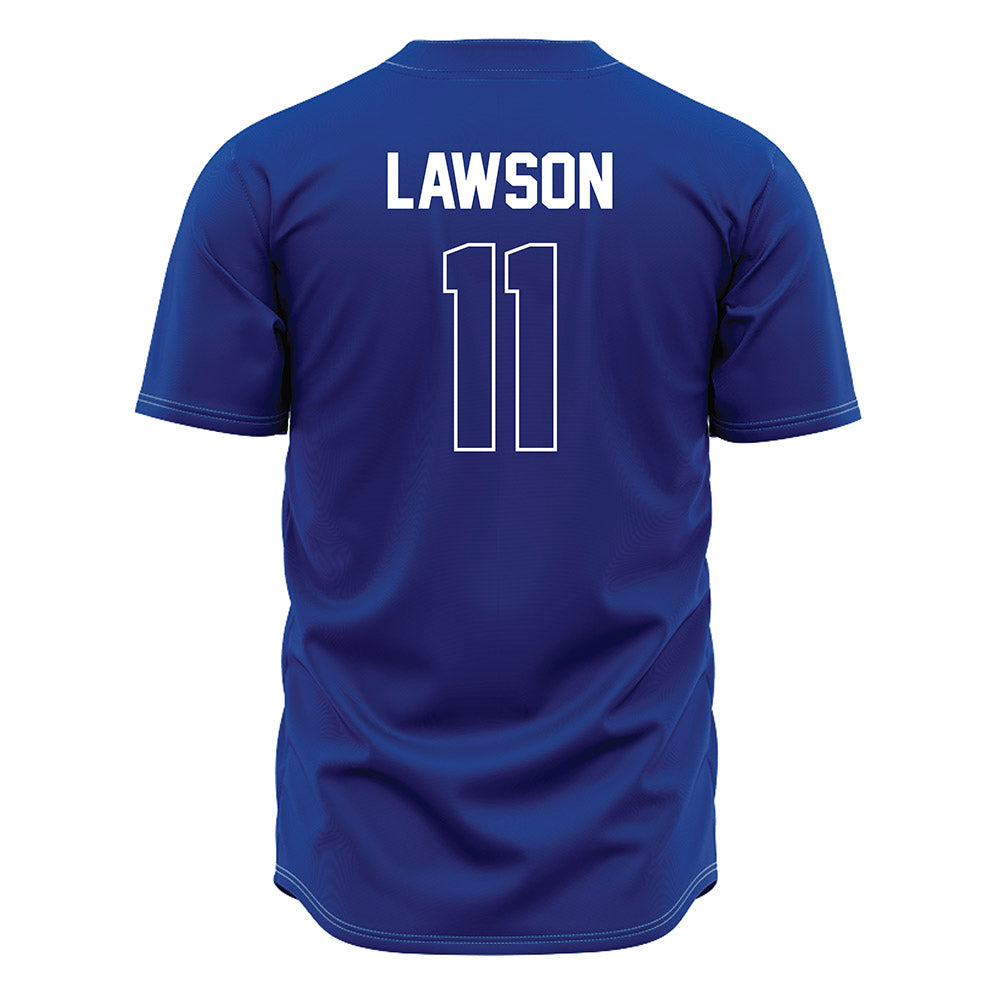 Florida - NCAA Baseball : Brendan Lawson - Blue Jersey-1