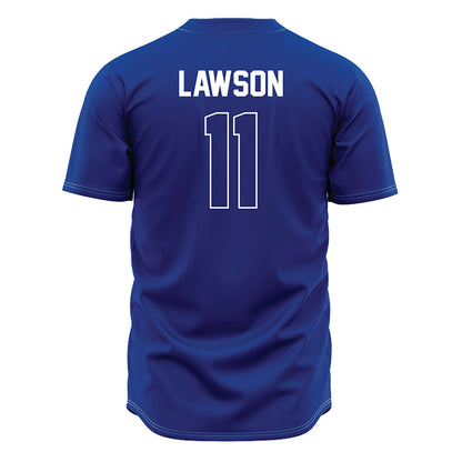 Florida - NCAA Baseball : Brendan Lawson - Blue Jersey-1